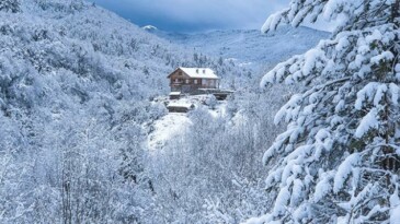 Kastamonu’da Kar Yağışından Görüntüler