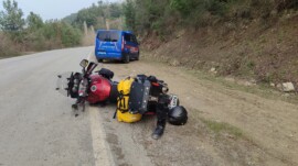Kastamonu’da motosiklet kazası: Rusya uyruklu sürücü ağır yaralandı
