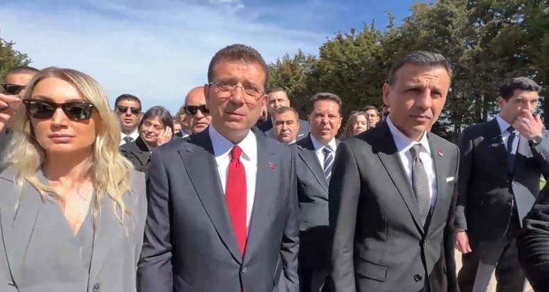 Anıtkabir’de İmamoğlu’na müdahale