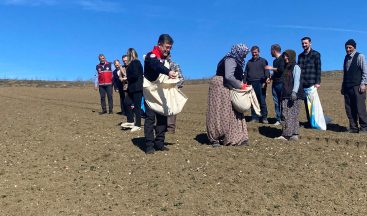 Bakan İbrahim Yumaklı Sarımsak Ekim Proğramında