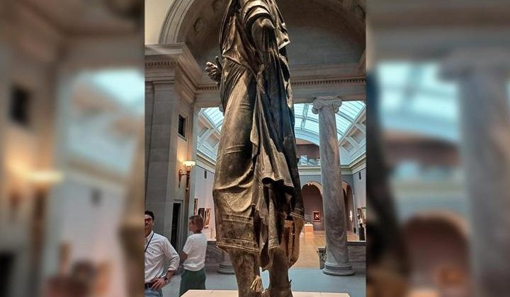 65 yıl önce Türkiye’den kaçırılmıştı! Marcus Aurelius’un heykeli Cumhurbaşkanlığı Millet Kütüphanesi’nde