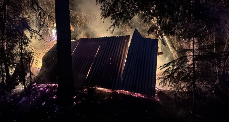 Kastamonu’da türbede çıkan yangın ormana sıçradı