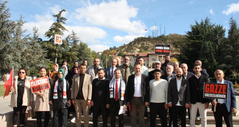 Kastamonu’da Siyasi Partilerden Ortak Gazze Açıklaması