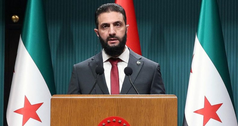 Ahmed Şara: Tüm Suriyeliler ülkelerini yeniden inşa etmeli
