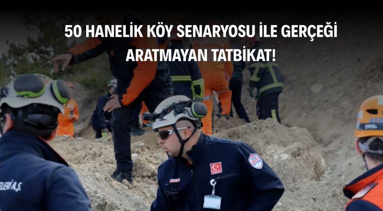 Kastamonu’da 50 Hanelik Köy Senaryosu: Heyelan Tatbikatı Gerçeğini Aratmadı