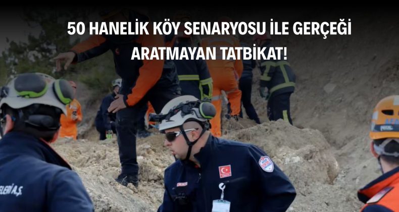 Kastamonu’da 50 Hanelik Köy Senaryosu: Heyelan Tatbikatı Gerçeğini Aratmadı
