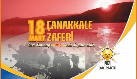 Ak Parti Merkez İlçe Başkanı Yaşar Özdemir: 18 Mart Çanakkale Zaferi diri tutulması gereken bir bilinçtir