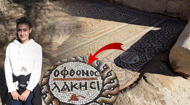 Kazı ekibi şaşkın: Antalya’da 1500 yıl önce yapılan mozaikten günümüze ulaşan mesaj