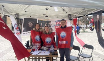 Eğitim-İş Kastamonu’da stant açtı: “Güvenli okul, sağlıklı eğitim” talebi