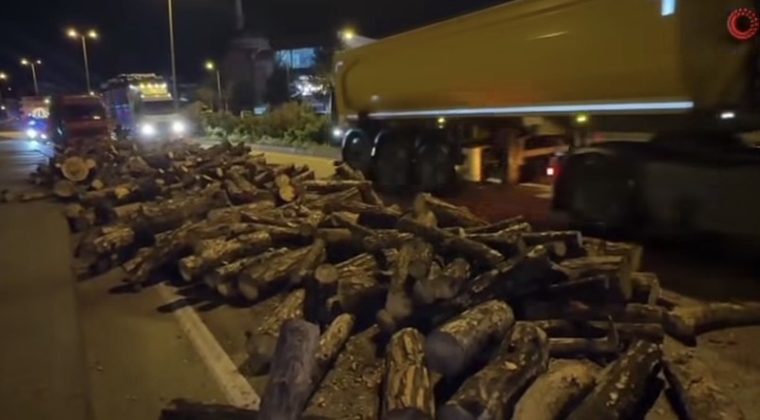 Kastamonu yolunda faciadan dönüldü