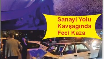 Kastamonu Sanayi Kavşağı’nda Yağış Kazayı Beraberinde Getirdi