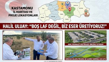 HALİL ULUAY’DAN CHP’YE TOKAT GİBİ CEVAP: “BİZ ESER ÜRETİYORUZ, SİZ LAF! YAPILANLARI GÖRMEK İÇİN SAHAYA İNİN!”